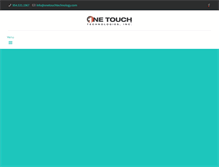 Tablet Screenshot of onetouchtechnology.com